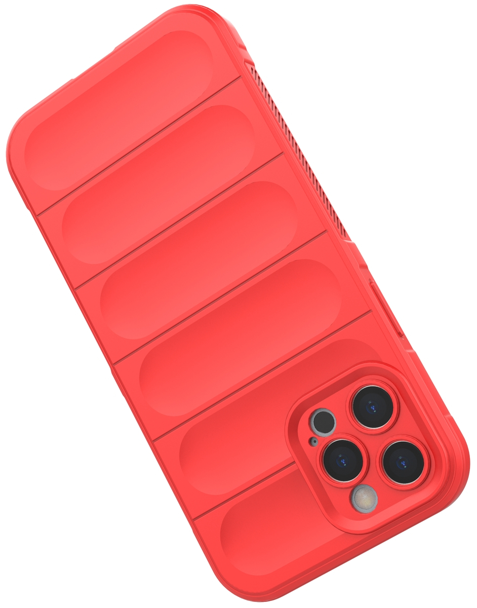 Magic Shield Case case for iPhone 12 Pro Max flexible armored cover red