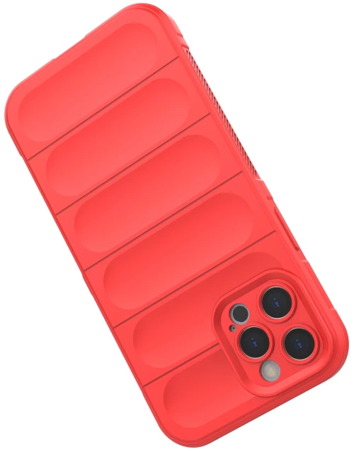Magic Shield Case case for iPhone 12 Pro Max flexible armored cover red