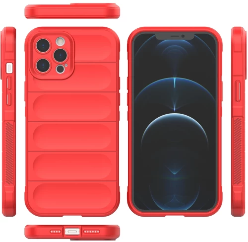 Magic Shield Case case for iPhone 12 Pro Max flexible armored cover red