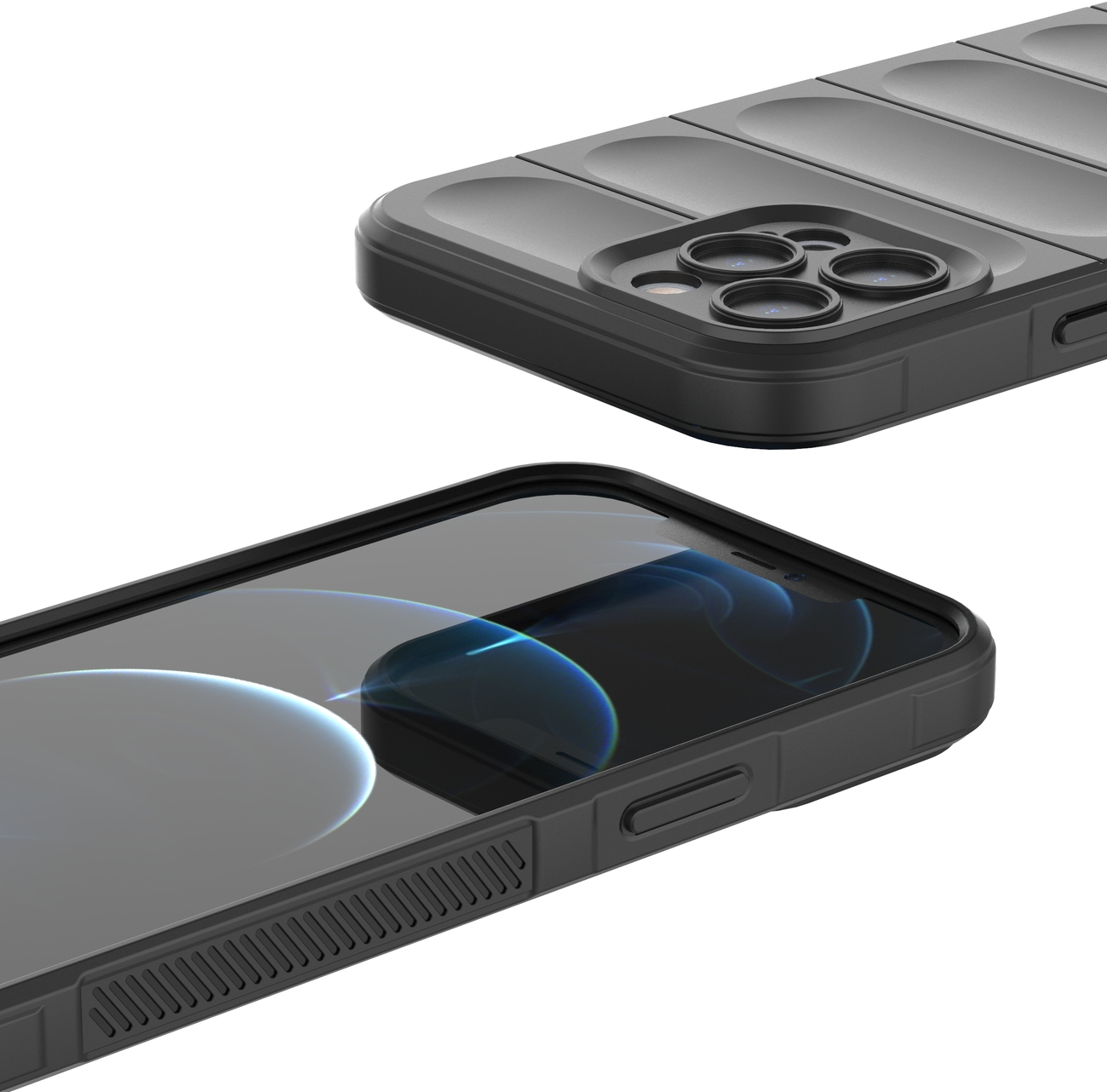 Magic Shield Case case for iPhone 12 Pro Max flexible armored cover red