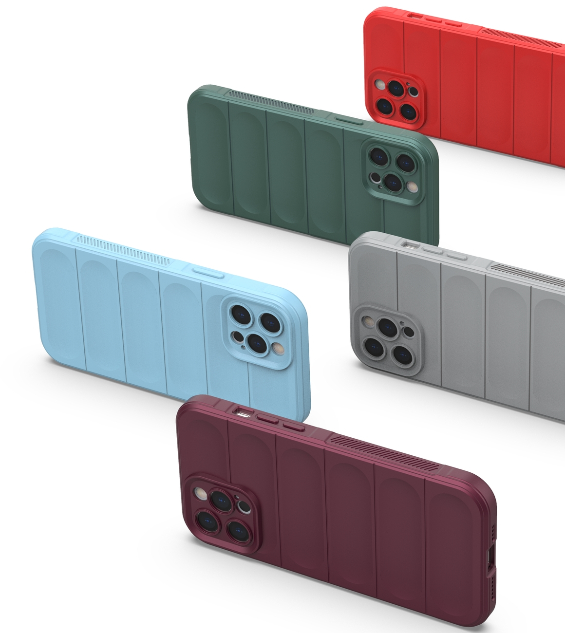 Magic Shield Case case for iPhone 12 Pro Max flexible armored cover red