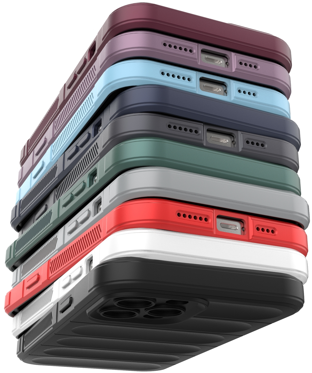 Magic Shield Case case for iPhone 12 Pro Max flexible armored cover red