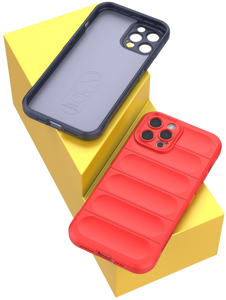 Magic Shield Case case for iPhone 12 Pro Max flexible armored cover red