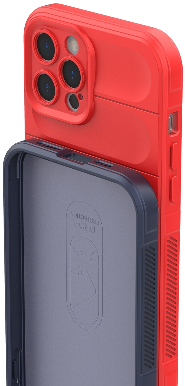 Magic Shield Case case for iPhone 12 Pro Max flexible armored cover red