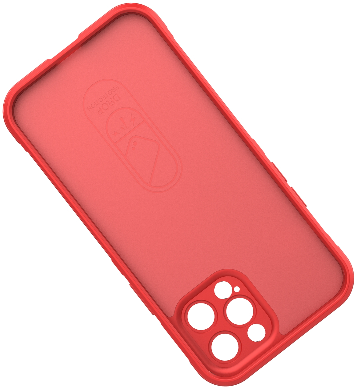 Magic Shield Case case for iPhone 12 Pro Max flexible armored cover red