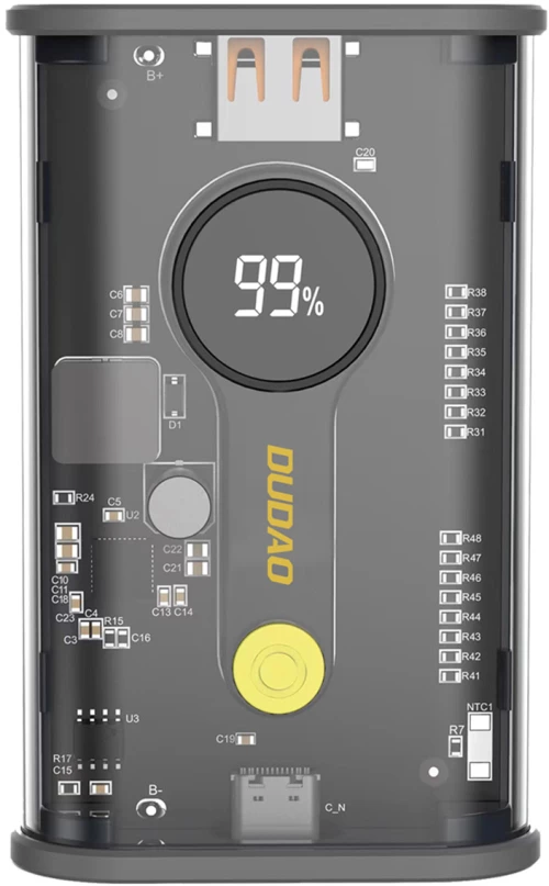 Dudao powerbank 20000mAh 1xUSB-A / 1xUSB-C 22.5W PD black (K16Pro)