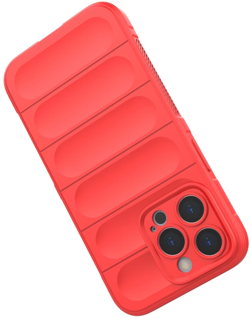 Magic Shield Case for iPhone 13 Pro flexible armored cover red