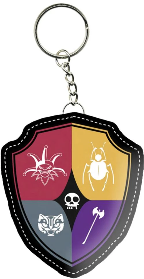 WEDNESDAY - Icons Crest - Rubber Keychain