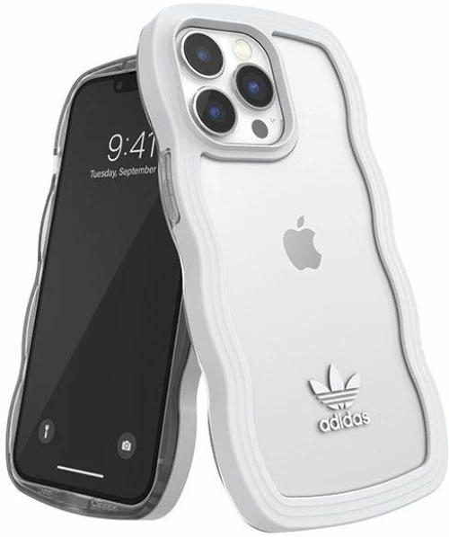 Adidas OR Wavy Case iPhone 13 Pro /13 6.1" white-transparent/white-transparent 51903
