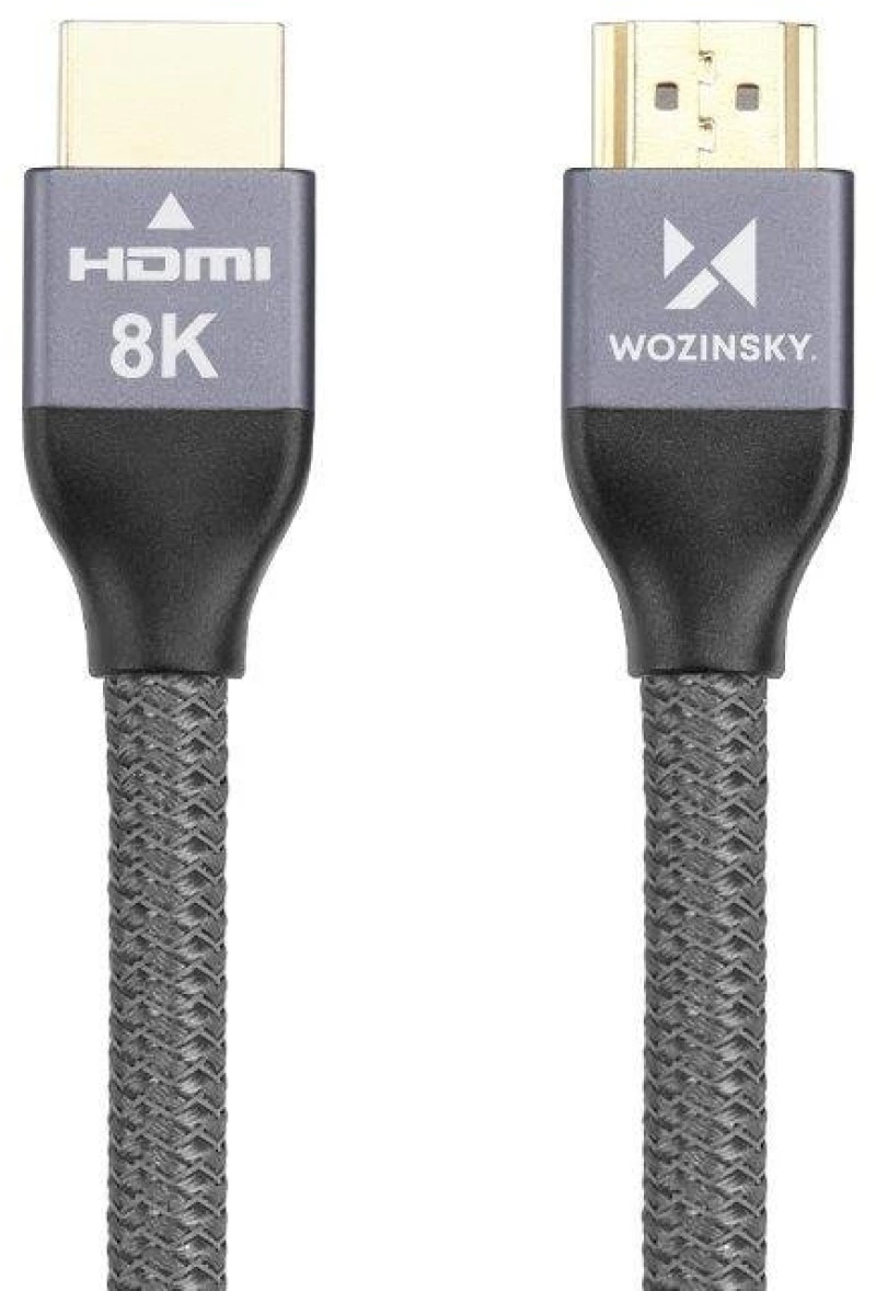 Wozinsky cable HDMI 2.1 8K 60 Hz 48 Gbps / 4K 120 Hz / 2K 144 Hz 2 m silver (WHDMI-20)