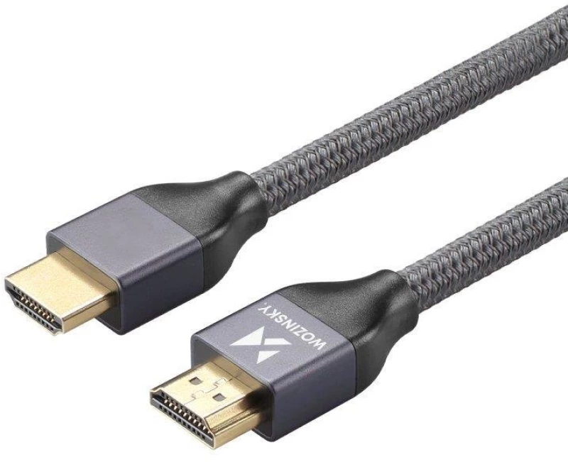 Wozinsky cable HDMI 2.1 8K 60 Hz 48 Gbps / 4K 120 Hz / 2K 144 Hz 2 m silver (WHDMI-20)