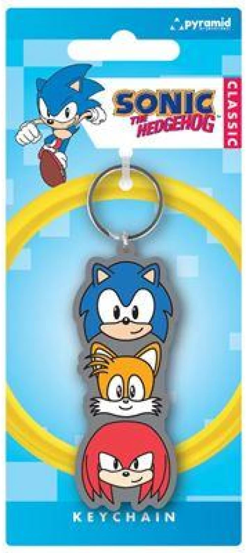 SONIC - Trio Stack - PVC Keychain
