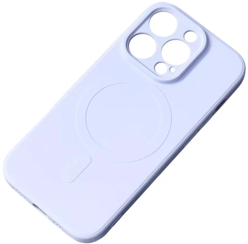 MagSafe Compatible Silicone Case for iPhone 15 Pro Silicone Case - Blue