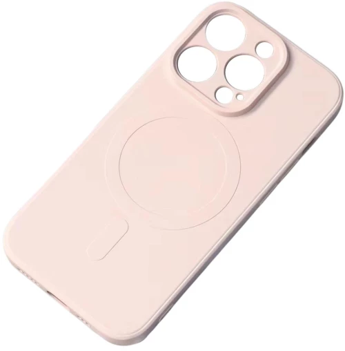MagSafe Compatible Silicone Case for iPhone 15 Plus Silicone Case - Pink