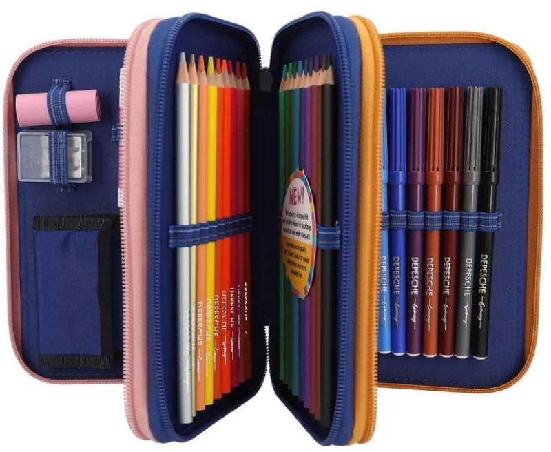 TOPModel Triple Pencil Case CITY GIRLS ( 412560 ) / Toys