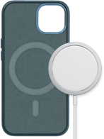 Promiz (PZ-10576) Backcover - Blue, Apple iPhone 15 MagSafe Compatible