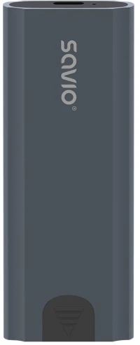 Savio M.2 SSD NVMe external drive enclosure, USB-C 3.1, AK-67, grey