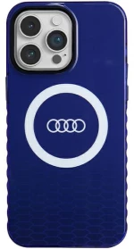 Audi IML Big Logo MagSafe case for iPhone 14 Pro Max - blue