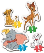 Clementoni - My first puzzle 3-6-9-12 pcs - Disney Classic (20806) / Toys