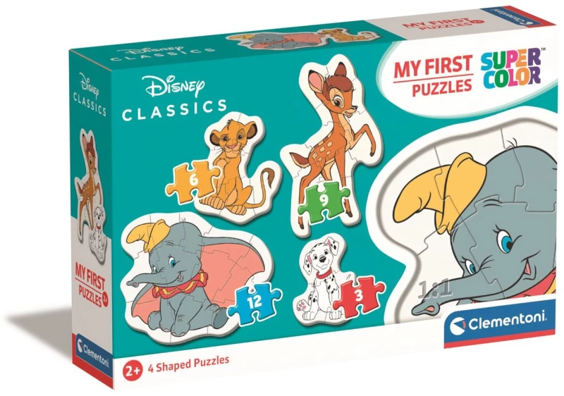 Clementoni - My first puzzle 3-6-9-12 pcs - Disney Classic (20806) / Toys