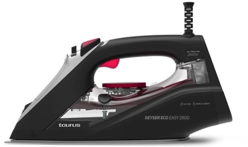 Taurus Geyser Eco Easy 2800 Dry & Steam iron Ceramic soleplate 2800 W Black