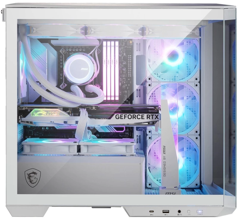 MSI MAG PANO M100R PZ Micro Tower White