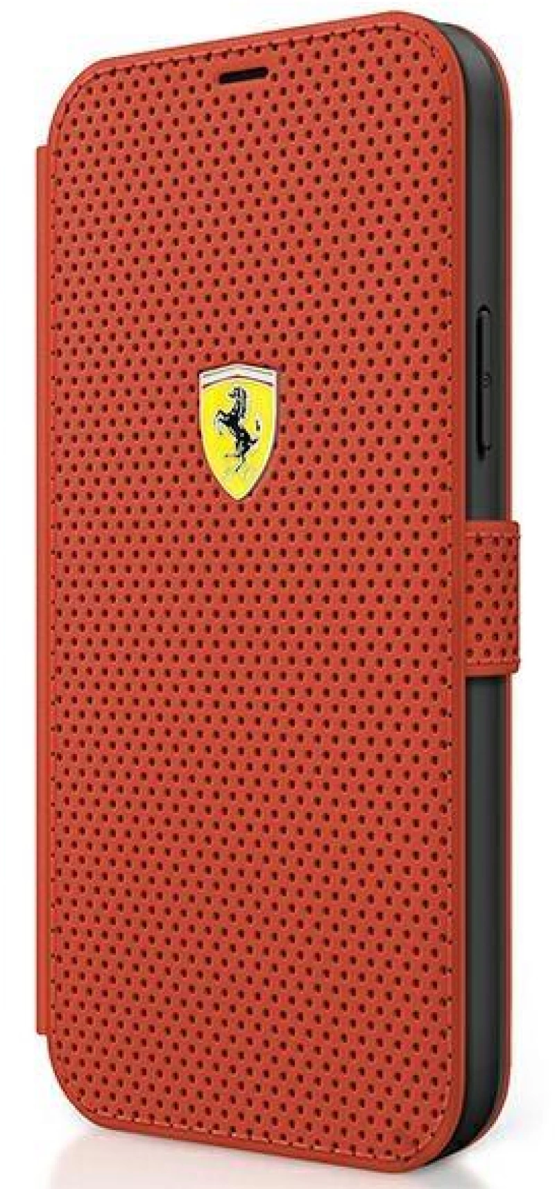 Ferrari FESPEFLBKP12SRE iPhone 12 mini 5,4" red book On Track Perforated