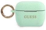 Guess GUACAPSILGLGN AirPods Pro cover green / green Silicone Glitter