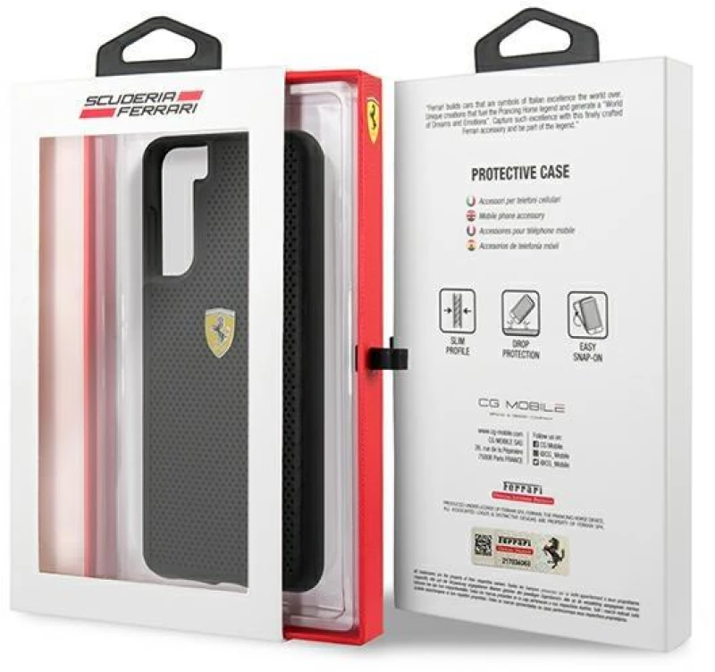 Ferrari FESPEHCS21MBK S21+ G996 black hardcase On Track Perforated