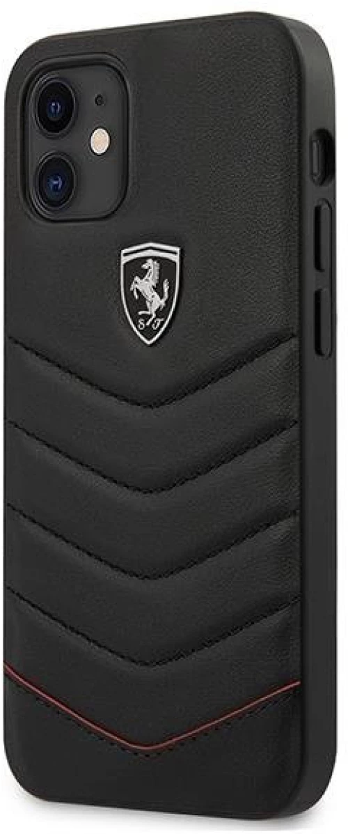 Ferrari FEHQUHCP12SBK iPhone 12 mini 5,4" black hardcase Off Track Quilted