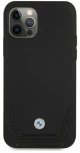 Case BMW BMHCP12LRSWPK iPhone 12 Pro Max 6.7 black / black hardcase Leather Perforate