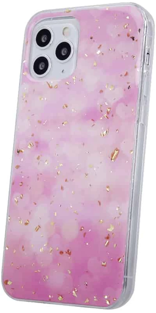 Gold Glam case  for Samsung A22 5G Pink
