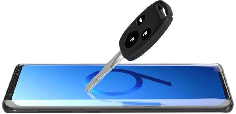 3D Edge Nano Flexi Glass Hybrid Full Screen Protector with frame for Samsung Galaxy S21+ 5G (S21 Plus 5G) black