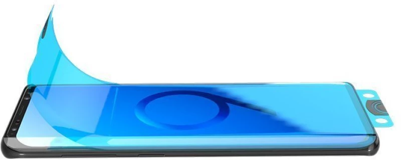 3D Edge Nano Flexi Glass Hybrid Full Screen Protector with frame for Samsung Galaxy S21+ 5G (S21 Plus 5G) black