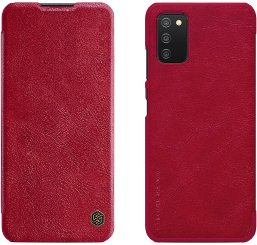 Nillkin Qin leather holster for Samsung Galaxy A03s red