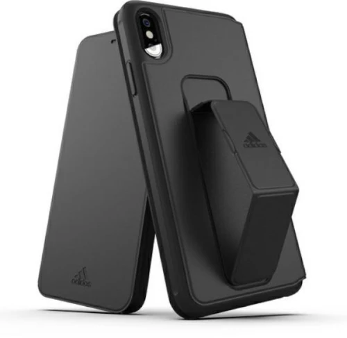 Adidas SP Folio Grip Case iPhone Xs Max black / black 32859