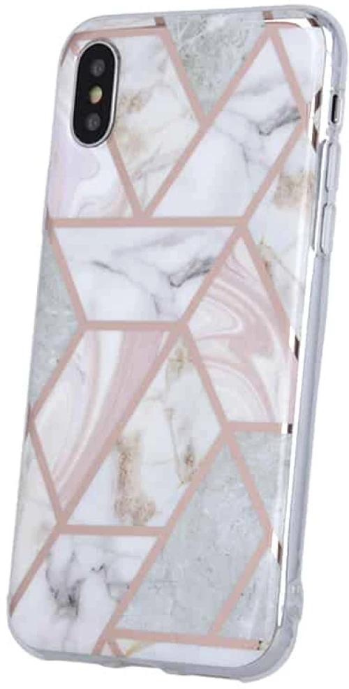 Geometric Marmur Case for Samsung Galaxy A42 5G pink