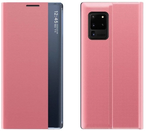 New Sleep Case flip cover for Samsung Galaxy A73 pink