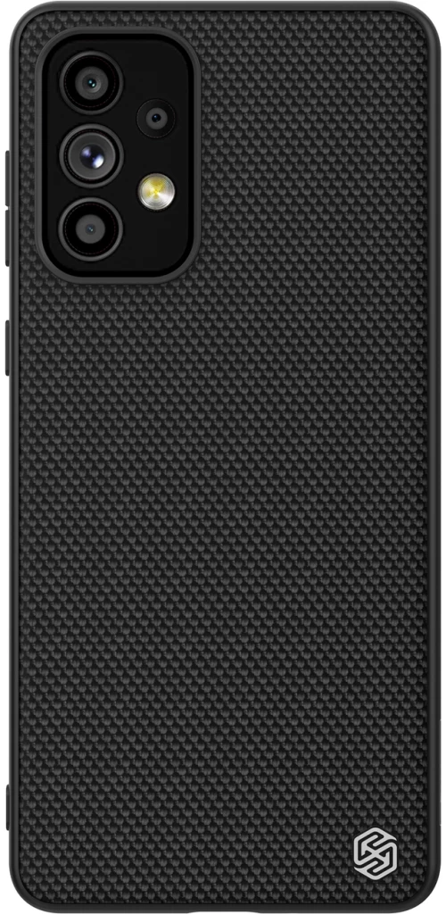 Nillkin Textured Case a durable reinforced case with a gel frame and nylon on the back of Samsung Galaxy A73 black