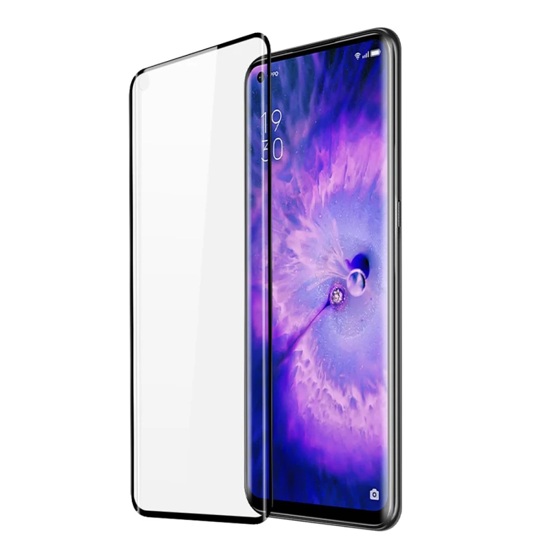 Dux Ducis Curved Glass Tempered glass for Oppo Find X5 Pro with a black frame