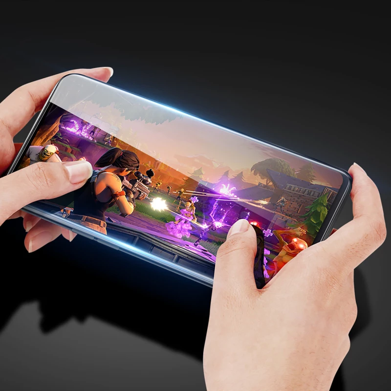 Dux Ducis Curved Glass Tempered glass for Oppo Find X5 Pro with a black frame