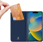 Dux Ducis Skin Pro Holster Flip Cover for iPhone 14 Max blue