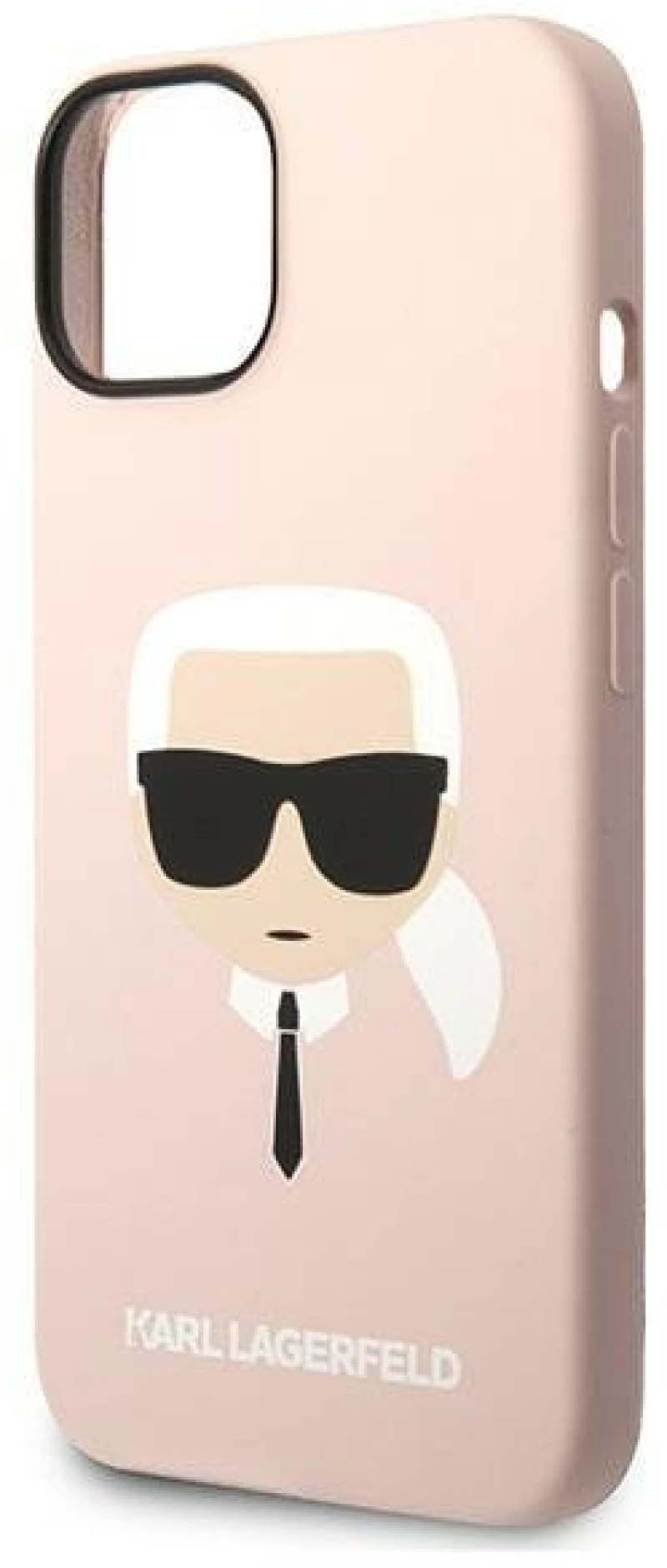 Karl Lagerfeld KLHCP14MSLKHLP iPhone 14 Plus 6,7" hardcase rÃ³Å¼owy/pink Silicone Karl`s Head