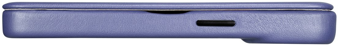 iCarer CE Premium Leather Folio Case iPhone 14 Plus Magnetic Flip Leather Folio Case MagSafe Light Purple (WMI14220715-LP)