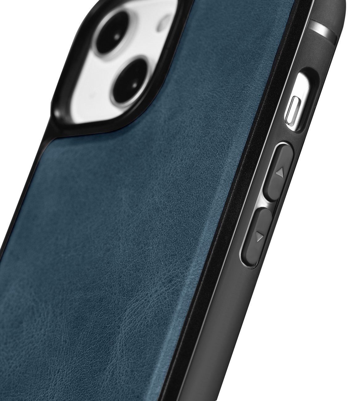 iCarer Leather Oil Wax Genuine Leather Case for iPhone 14 Pro (MagSafe Compatible) blue (WMI14220718-BU)