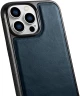 iCarer Leather Oil Wax Genuine Leather Case for iPhone 14 Pro (MagSafe Compatible) blue (WMI14220718-BU)