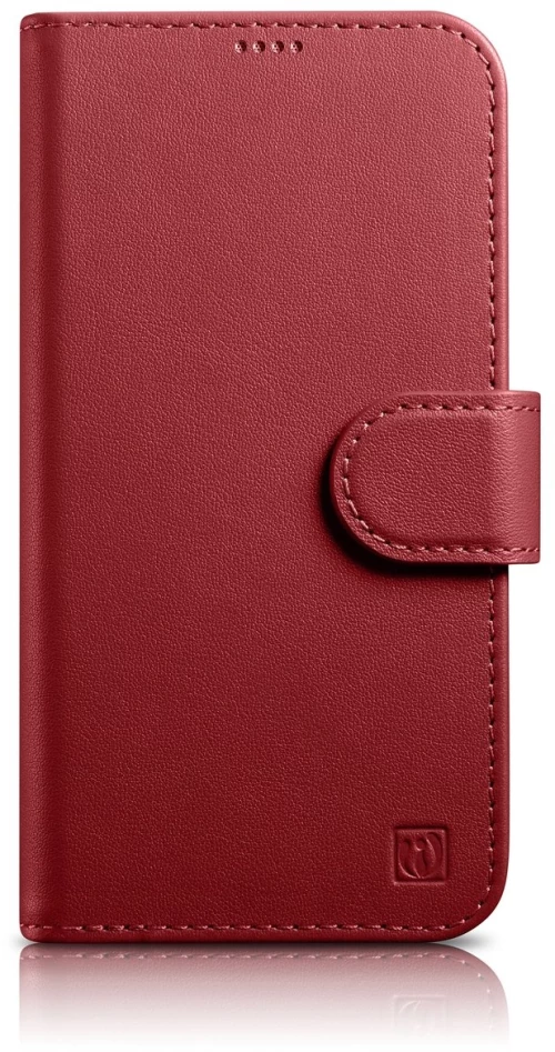iCarer Wallet Case 2in1 Cover iPhone 14 Plus Anti-RFID Leather Flip Cover Red (WMI14220727-RD)