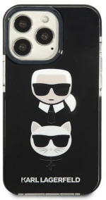 Karl Lagerfeld KLHCP13LTPE2TK iPhone 13 Pro / 13 6,1" hardcase czarny/black Karl&Choupette Head