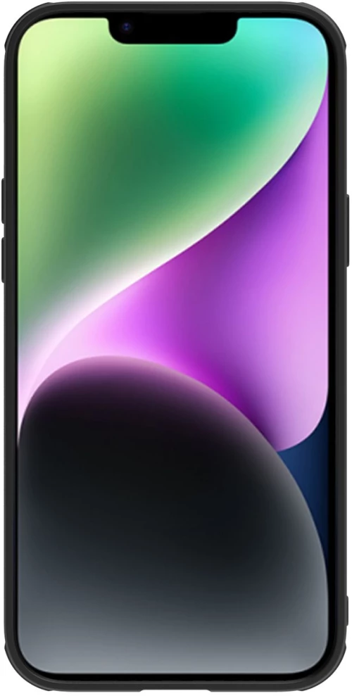 Nillkin CamShield Leather S Case iPhone 14 cover with camera cover black