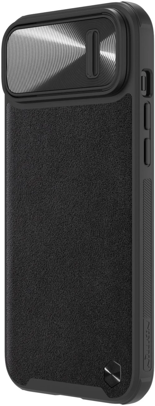 Nillkin CamShield Leather S Case iPhone 14 cover with camera cover black